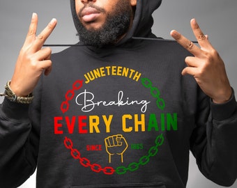 Breaking Every Chain SVG, modèle Juneteenth (téléchargement numérique)