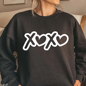 Xoxo SVG, San Valentín SVG, San Valentín SVG, San Valentín SVG, Camiseta de San Valentín SVG, Amor SVG, San Valentín Retro SVG, Autorregalo SVG, Sublimación PNG DXF Cricut