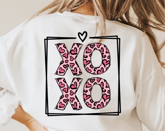 Xoxo Svg Png, Abbracci e Baci SVG, Cuore Svg, San Valentino Svg, Amore Svg, Maglietta di San Valentino Svg, San Valentino Svg, File di taglio per Cricut