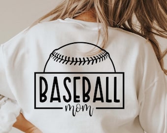 Baseball Mom Svg Png, Softbal Mom, Game Day Cut-bestanden (digitale download)