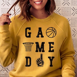 Gameday Basketball SVG, pliki do cięcia koszulek Cricut