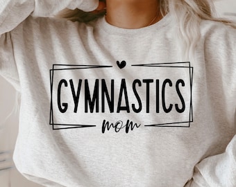 Gymnastics Mom SVG, Cheerleading, Dance Cut Files (Digital Download)