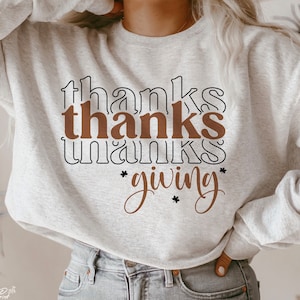 Thanksgiving SVG PNG, Pumpkin Spice Svg, Autumn Svg, Thankful Grateful Blessed Svg, Fall Shirt Svg, Sweater Weather Svg, Sublimation
