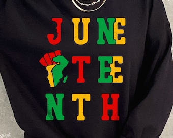 Juneteenth SVG, Juneteenth PNG, Black Power Fist SVG, African american Svg, Black Women Shirt, Cut files for Cricut, Sublimation Designs Dtf