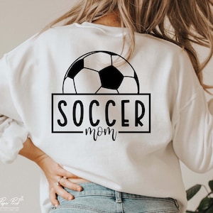 Soccer Mom SVG, Sports Shirt Design (Digital Cut File)