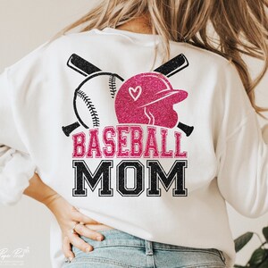 Baseball Mom Svg, Baseball Svg, Baseball Mama Svg, Sports Mom Svg, Baseball Shirt Svg, Cut files for Cricut, PNG Glitter Sublimation Designs