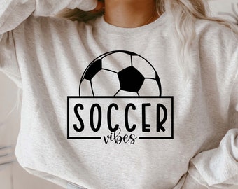 soccer vibes svg, soccer mom shirt svg, soccer svg, soccer ball svg, sports svg, football mom svg, gift for mom, Png Digital Cut File Cricut