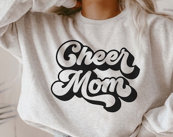 Cheer Mom SVG, PNG, Cheerleader Cut File, Team Spirit