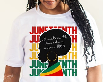 Juneteenth SVG, Historia negra SVG, Rompiendo cada cadena SVG, Regalos de mujer negra Svg, Descarga digital PNG Archivos de corte para sublimación Circut
