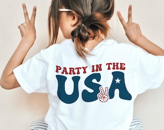 Party in the USA Svg, 4th of July SVG, Fourth of July SVG, Patriotic Svg, Independence Day Svg, Png Sublimation, Cut files for cricut