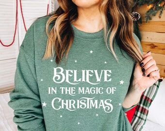 believe in the magic of christmas svg, Christmas svg, Christmas shirt Svg, Christmas gift, Christmas Cut Files Cricut Silhouette PNG DXF