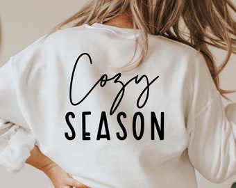 Cozy Season Svg, Fall Shirt Design (Digital Download)