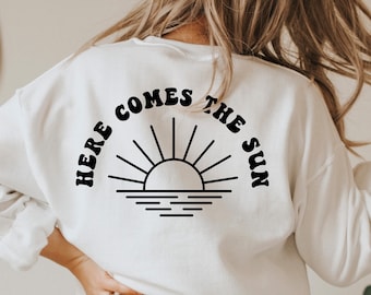 Here Comes The Sun SVG, Summer Beach Vibes (Digital Files)