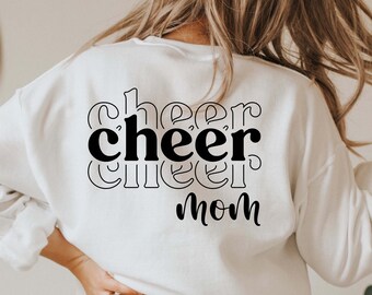 Cheer Mom SVG, Cheerleader Cut Files (Digital Download)