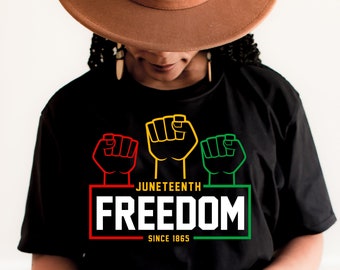 Juneteenth SVG, Black History SVG, Black Power SVG, Black woman Gifts Svg, Since 1865 Svg, Digital Download Cut files for Circut Sublimation
