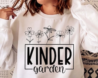 Kindergarten Teacher SVG, Funny Shirt Design (Digital Download)