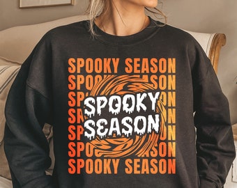 Spooky Season SVG, Halloween Shirt Design (Digital Files)