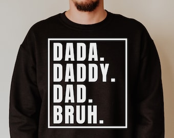Dada Daddy Dad Bruh SVG, Fathers Day Design (Digital Download)