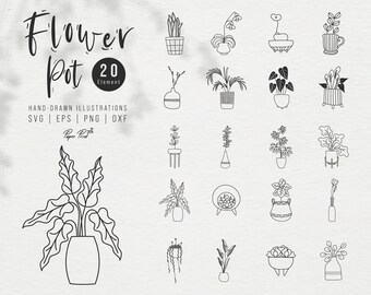 Free Free 118 Empty Flower Pot Svg SVG PNG EPS DXF File
