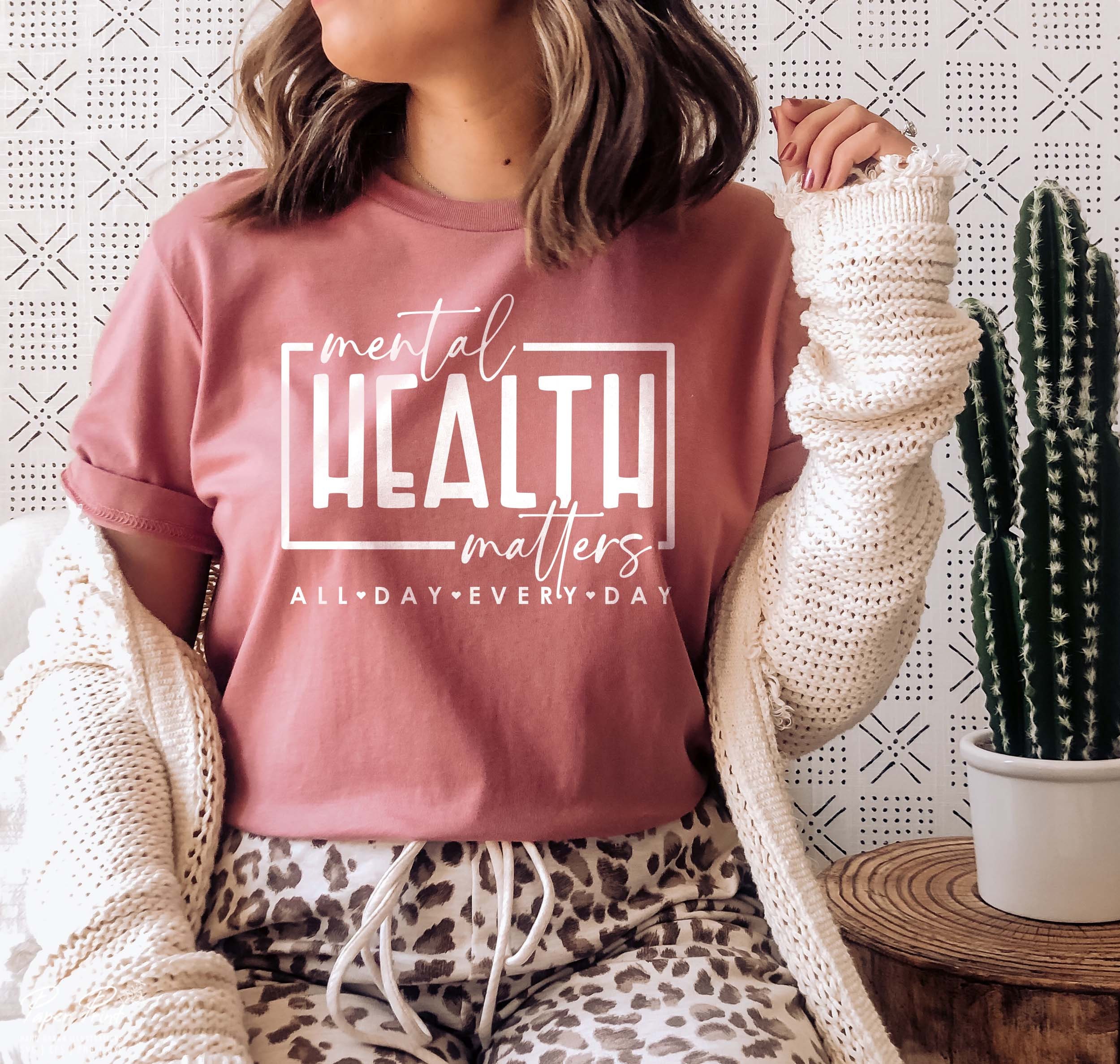 Mental Health Matters SVG PNG, Mental Health Awareness Svg, Positive ...
