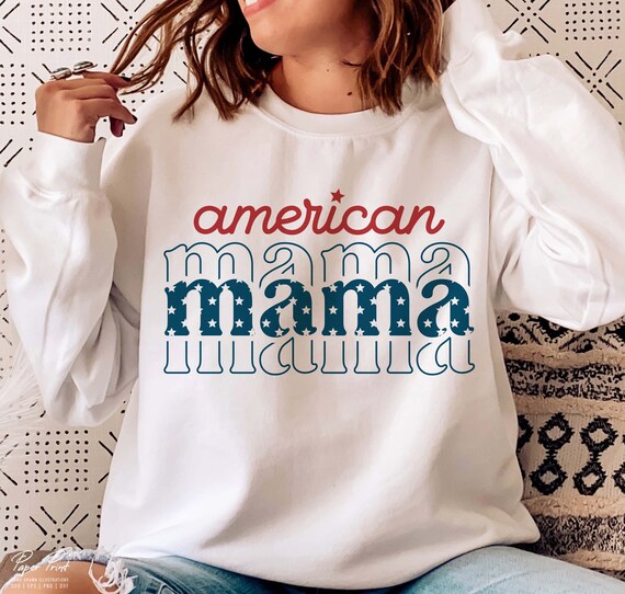 American Mama PNG SVG, 4th of July SVG, Fourth Of July Svg, Patriotic shirt Svg, Independence day Svg, Sublimation Digital files Download