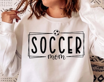 Soccer Mom SVG PNG, Soccer Season SVG, Sports Svg, Soccer vibes Svg, Gift for mom Svg, Png Dxf Cut file for Circut Sublimation Silhouette