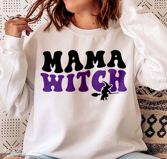 Mama Witch SVG, Halloween Mom PNG, Witchy Vibes (Digital Files)