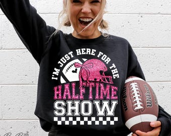 Halftime Show Sparkly Faux Sequins: Football Team PNG SVG (Digital Files)