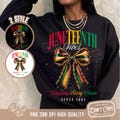 Juneteenth Vibes PNG: Coquette Bow Sublimation (Digital Files) product logo