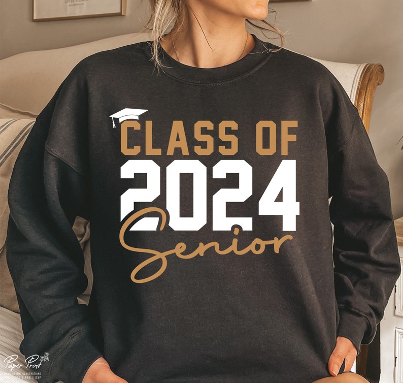 Class of Senior 2024 SVG Senior 2024 SVG Graduation 2024 Etsy