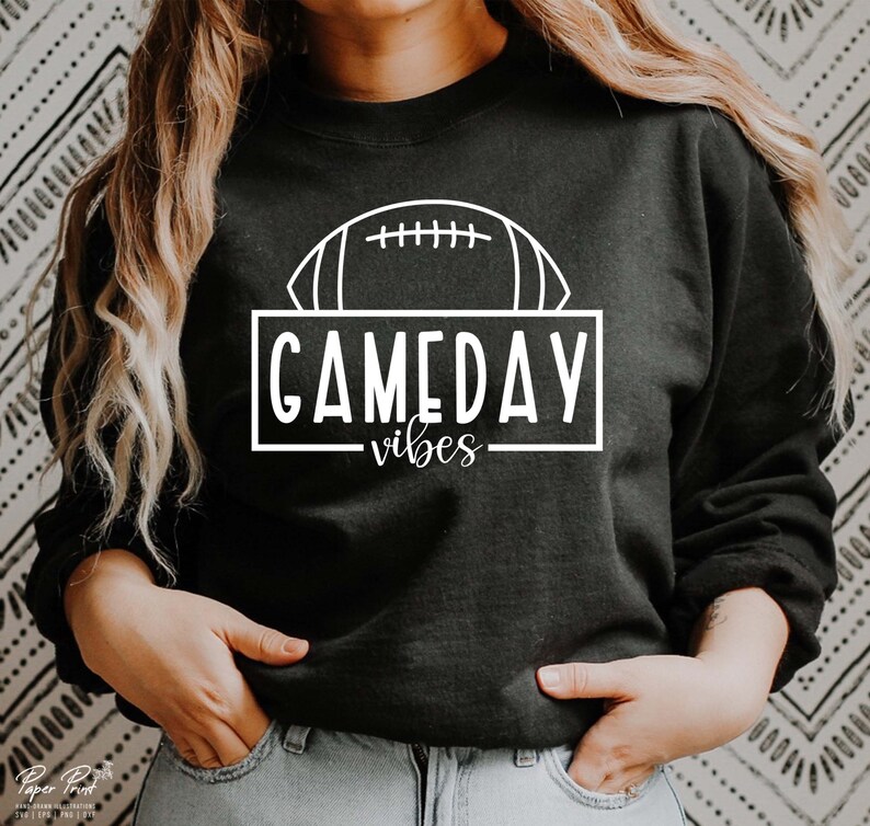 Game Day Svg Football SVG Fall Sports Svg Game Day Vibes - Etsy