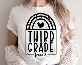 Third Grade Svg, Back to School Svg, Teacher Life Svg, Checkered Svg ...