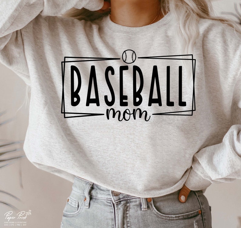 Baseball Mom SVG Baseball Shirt SVG Baseball Mama SVG Etsy