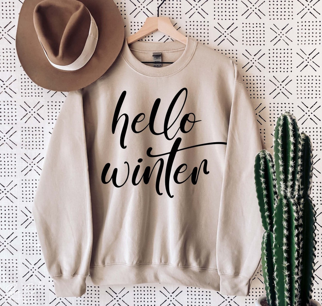 Hello Winter SVG PNG Winter Svg Hello Christmas SVG - Etsy
