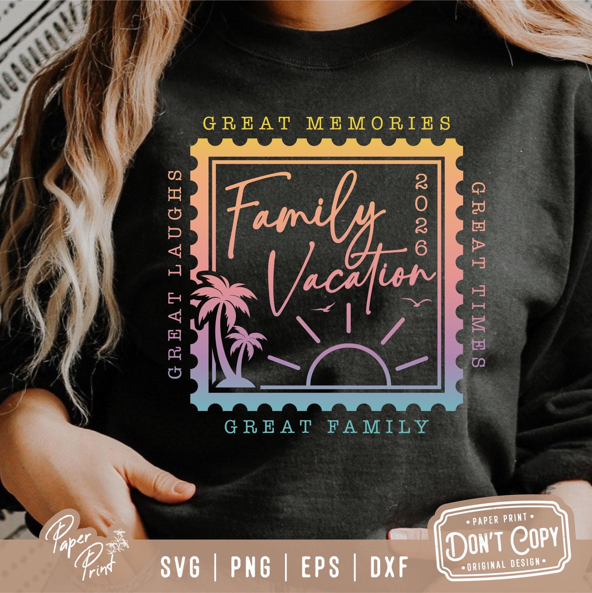 Family Vacation 2026 SVG, Matching Trip Design (digital Files) - Etsy