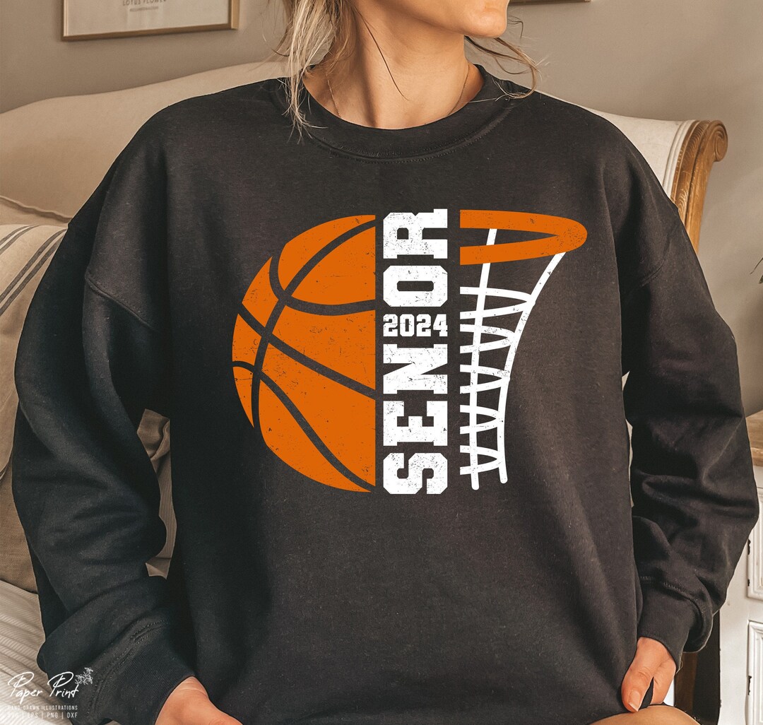 Senior Basketball 2024 SVG PNG, Basketball Shirts SVG, Class of 2024