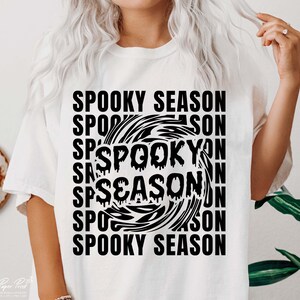 不気味な季節のSVG、ハロウィンシャツのデザイン（デジタルファイル） 画像 4