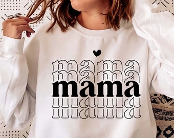 Retro Mama SVG, Mom Shirt Design, Mothers Day (Digital Files)