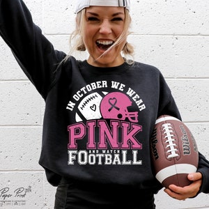 In October We Wear Pink Svg, Breast Cancer Awareness SVG & PNG ...