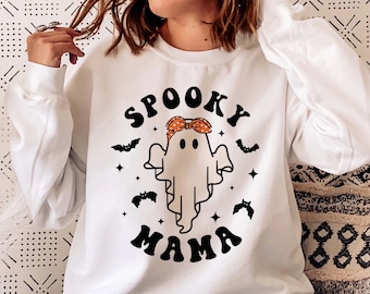 spooky mama svg, spooky mom svg, halloween shirt gift for mom, Spooky svg, halloween mama svg, mom life svg, Png sublimation, cut files