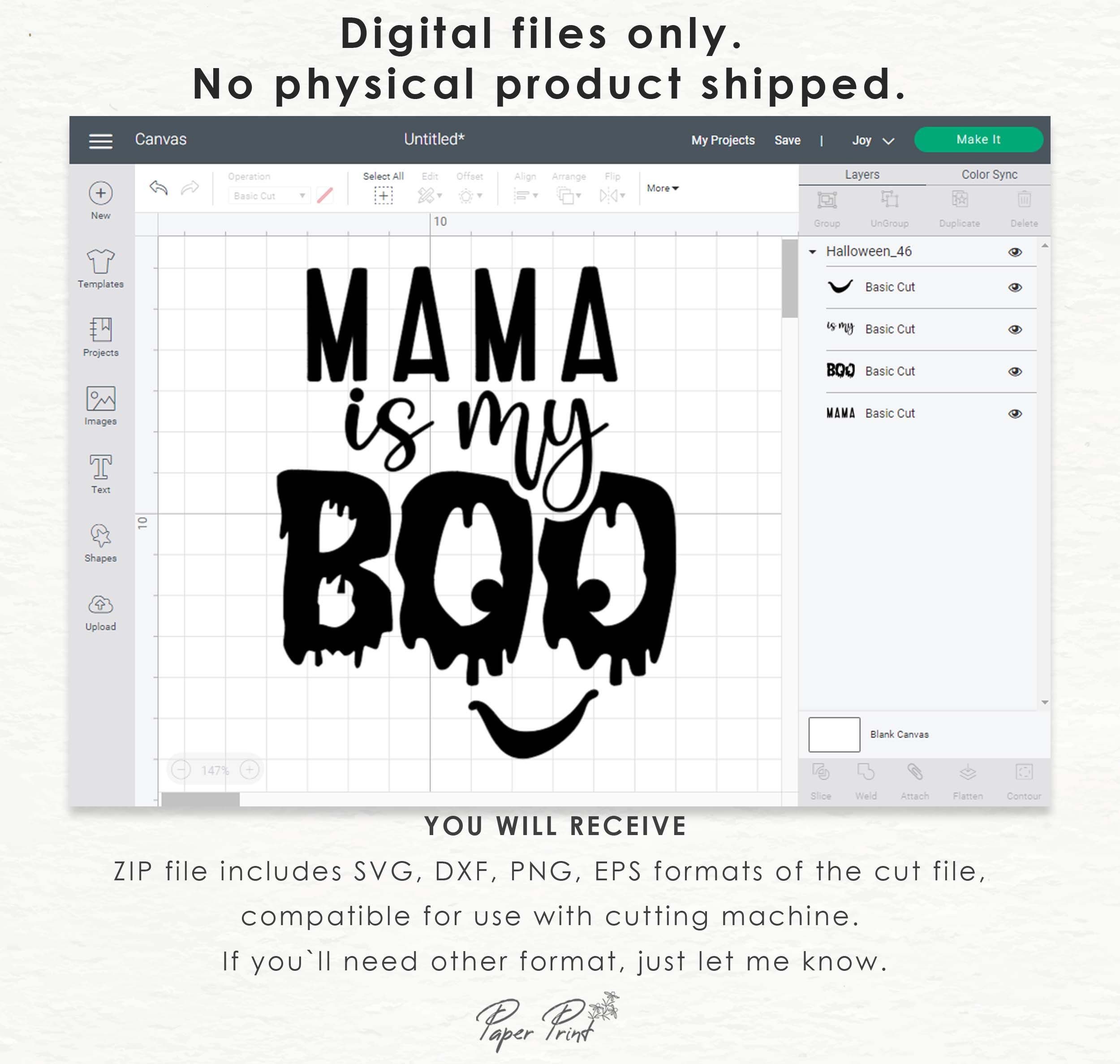 Mama is My Boo Svg Halloween Svg Cute Boy Girl Halloween - Etsy