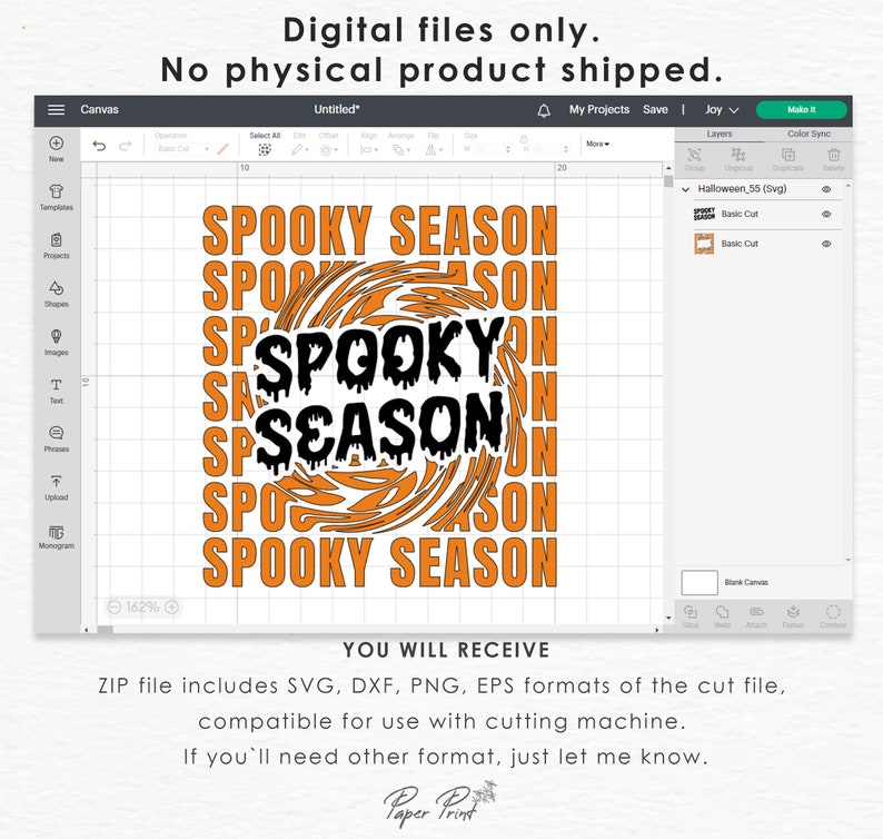 不気味な季節のSVG、ハロウィンシャツのデザイン（デジタルファイル） 画像 5