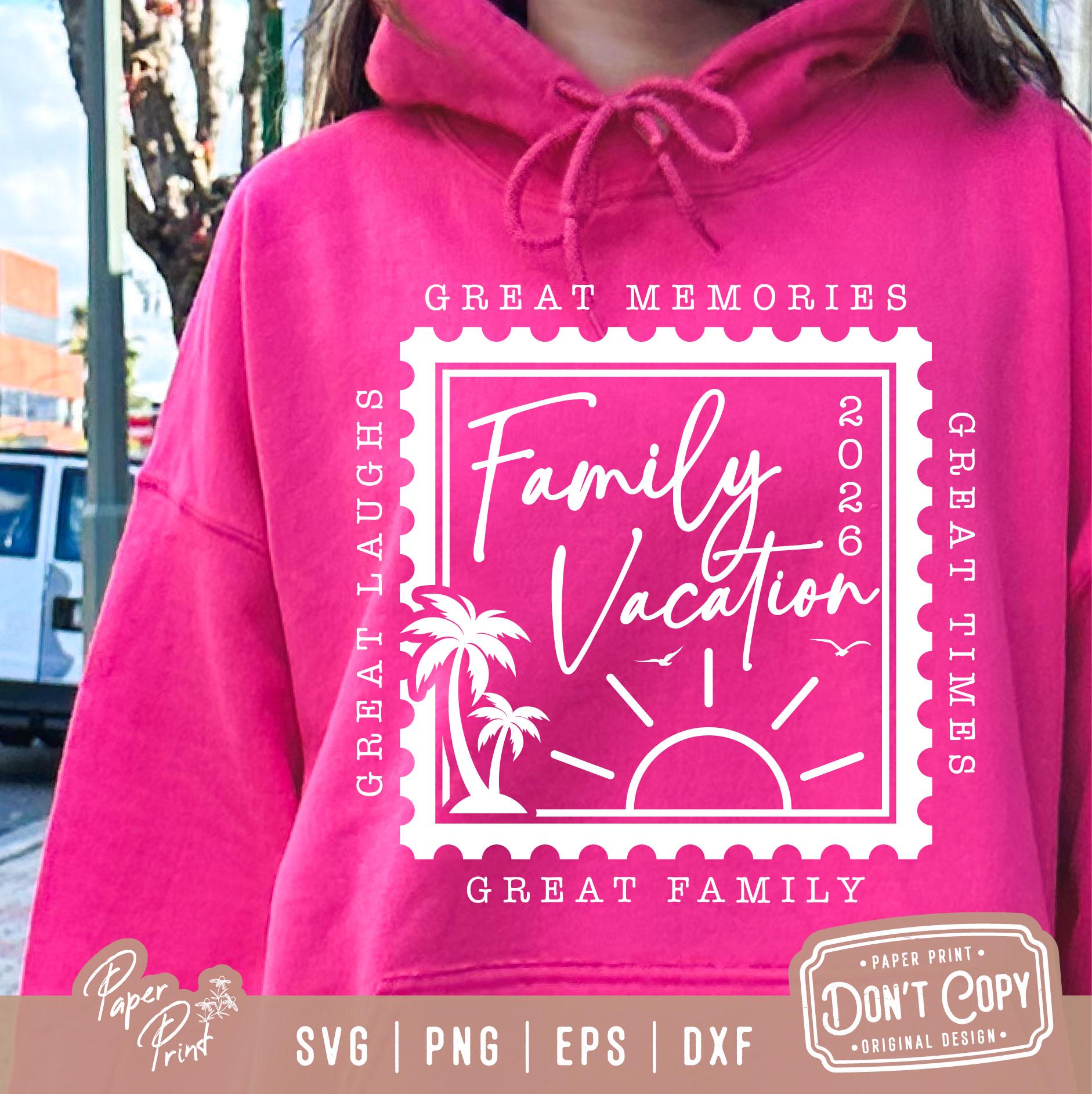 Family Vacation 2026 SVG, Matching Trip Design (digital Files) - Etsy