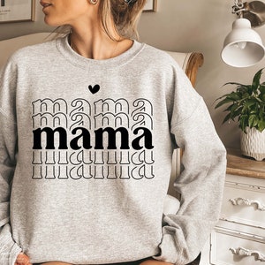 Retro Mama SVG, Mom Shirt Design, Mothers Day (Digital Files) image 3