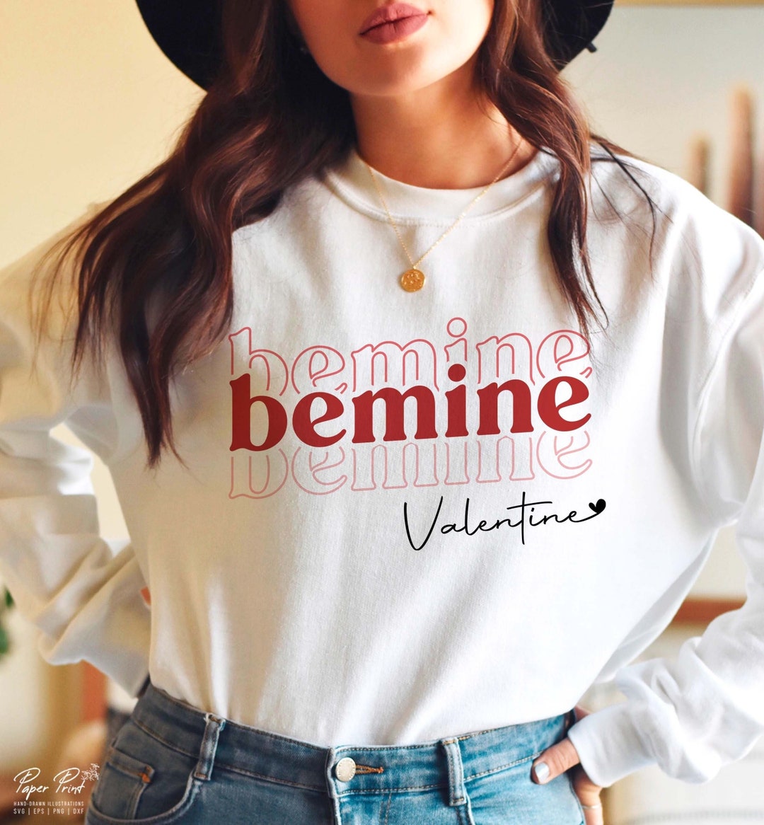 Be Mine Valentine SVG, Retro Love Shirt Design (digital Download) - Etsy