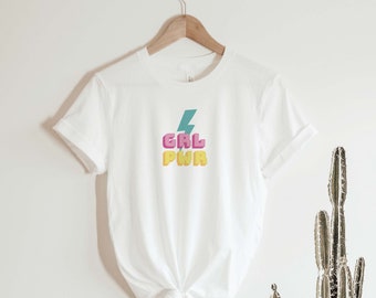 Girl Power SVG, Feminist Art, Grl Pwr PNG Cut Files (Digital Download)
