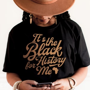 Black History Month SVG PNG, It's The Black History for Me Svg-bestanden voor Cricut, African American Svg, Png-sublimatie, digitale download