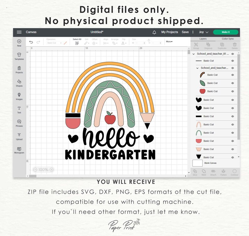 Hello Kindergarten Svg, Back to School Cut Files (digital Download) - Etsy