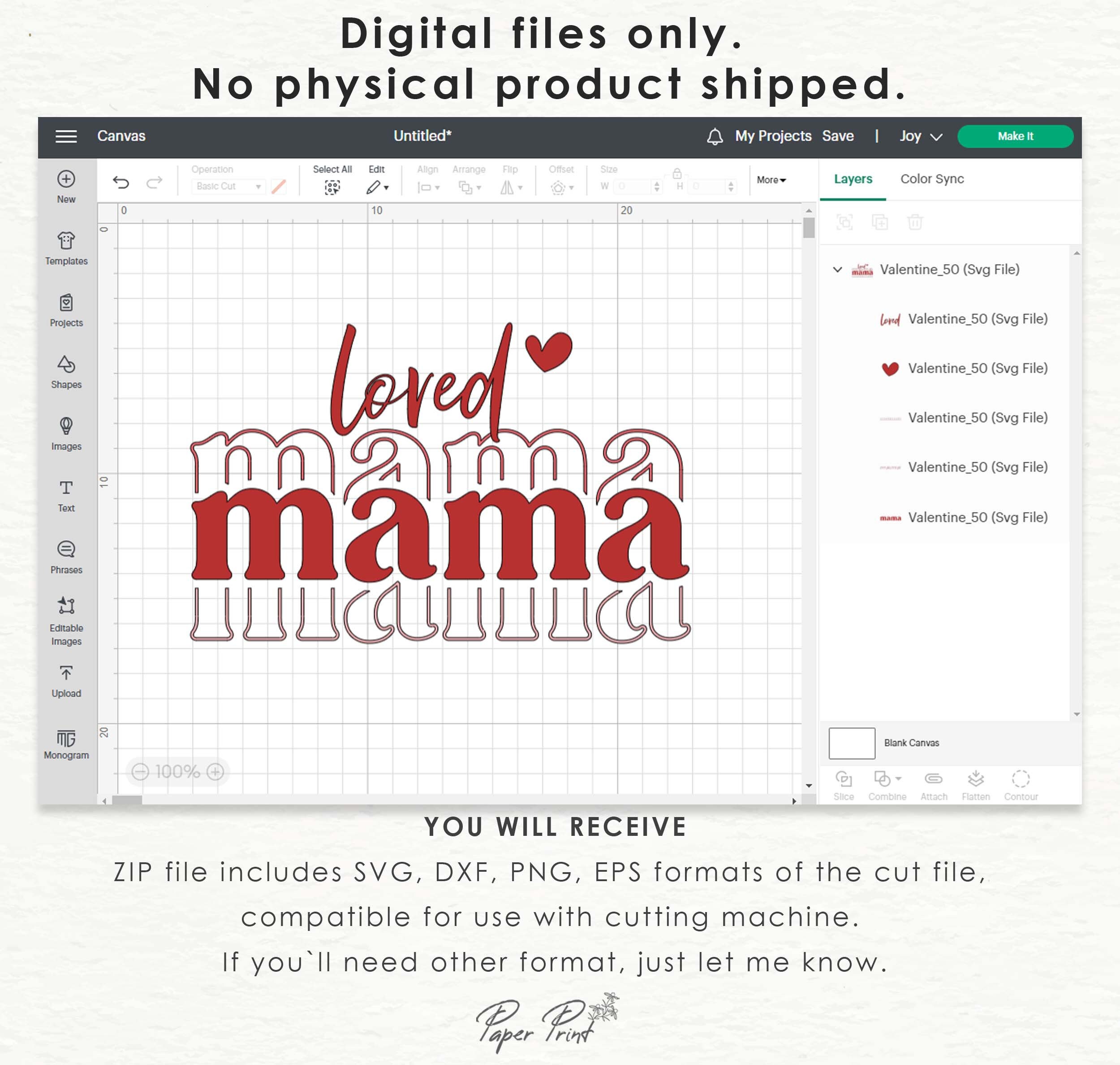 Loved Mama SVG PNG, Valentine SVG, Valentines Day Svg, Valentine Shirt ...