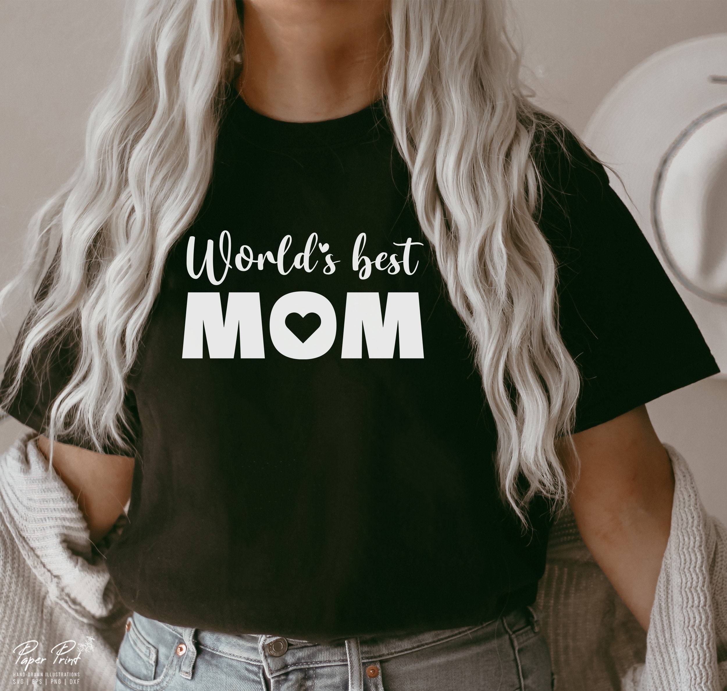 World's Best Mom Svg Mother's Day Svg Mom Svg Mama - Etsy